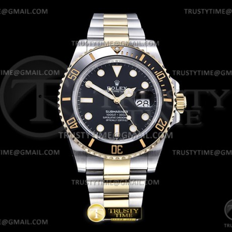 BP공장 롤렉스 서브마리너 흑콤 3235 Submariner 126613LN YG/SS Blk BPF A3235