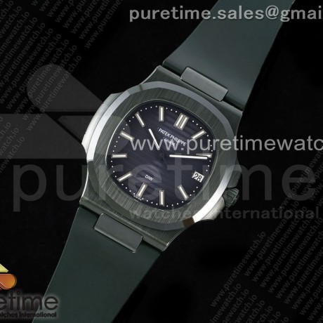 AMG공장 파텍필립 노틸러스 5711 그린풀세라믹 블루다이얼 그린러버스트랩 AET Nautilus 5711 Green Ceramic AMGF Best Edition Blue Dial on Green Rubber Strap MIYOTA 9015