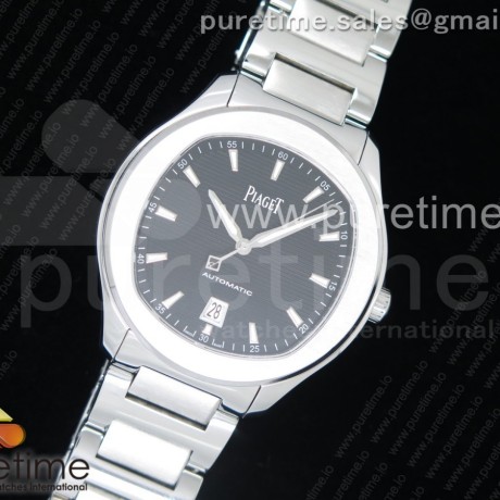 MK공장 피아제 폴로 42MM 스틸 블랙다이얼 브레이슬릿 Piaget Polo S 42mm SS Black Textured Dial on SS Bracelet A1110P