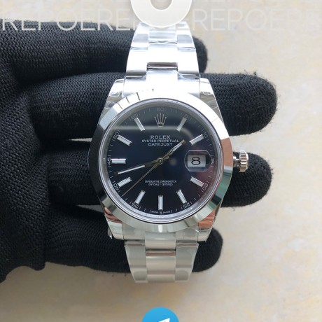 BP공장 롤렉스 데이저스트 41 돔베젤 블루다이얼 오이스터브레이슬릿 2813 DJ2 41mm Oys Smt SS/SS Blue/Stk BPF Asia 2813
