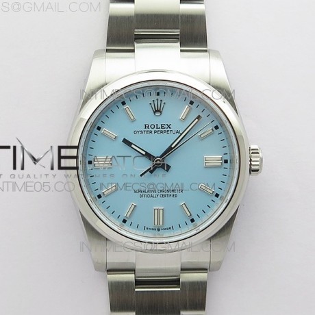 BP공장 롤렉스 오이스터퍼페츄얼 36미리 티파니블루다이얼 2813 Oyster Perpetual 36mm 126000 BP Best Edition Tiffany Blue Dial on SS Bracelet