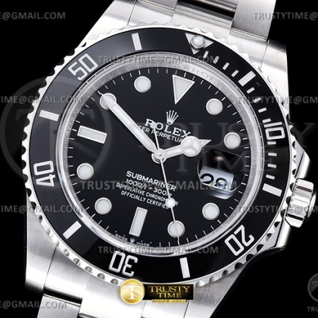 GM공장 V2 롤렉스 서브마리너 41 블랙데이트 브레이슬릿 Sub 126610LN 904 41mm SS/SS Blk GMF V2 VR3235