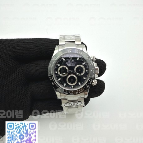 CLEAN공장 롤렉스 세라믹 데이토나 블랙다이얼 브레이슬릿 클린공장 Daytona 116500 904L CER/SS Black Clean V3 A4130