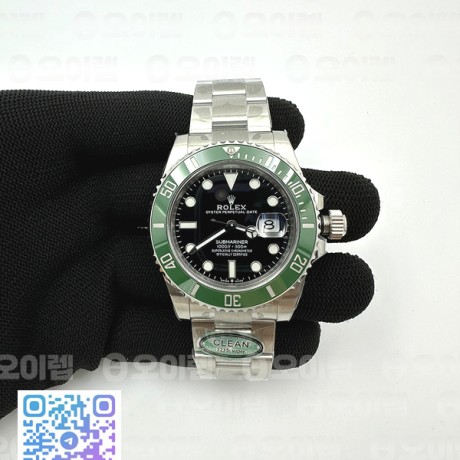 CLEAN공장 롤렉스 서브마리너 신형 41 스타벅스 그린 브레이슬릿 클린공장 Submariner 41mm 126610 LV Kermit 904L Steel Clean 1:1 Best Edition VR3235