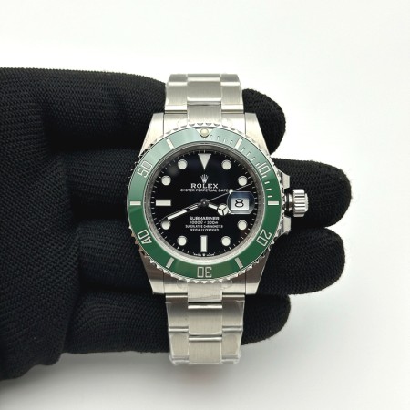 VS공장 롤렉스 서브마리너 41 스타벅스 그린 스틸 브레이슬릿 Submariner 41mm 126610 LV Kermit 904L Steel VSF 1:1 Best Edition VS3235