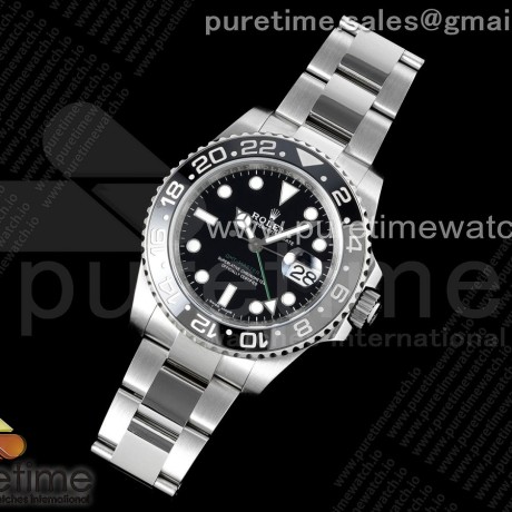 NTF공장 롤렉스 GMT마스터2 스틸 블랙다이얼 오이스터브레이슬릿 GMT-Master II 116710 LN Black Ceramic 904L Steel NTF 1:1 Best Edition on Oyster Strap VR3186 CHS