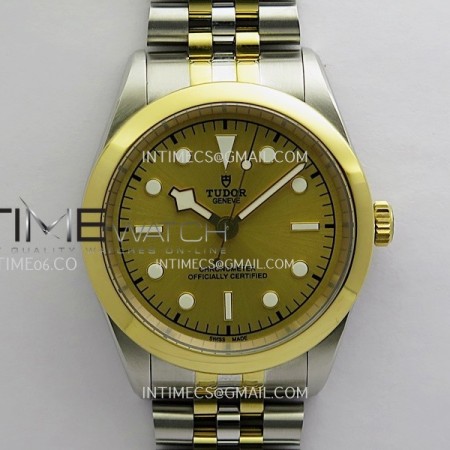 HT공장 튜더 블랙베이 41 옐로우골드콤비 골드다이얼 브레이슬릿 Black Bay 41mm SS/YG HTF 1:1 Best Edition Gold Dial On SS/YG Jubilee Bracelet Asian 5601