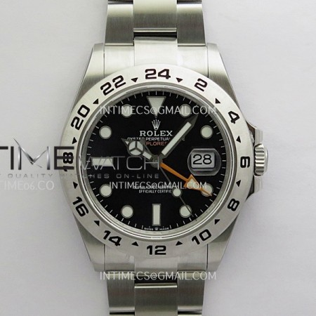 QF공장 롤렉스 익스플로러2 블랙다이얼 브레이슬릿 Explorer II 42mm 226570 904L SS QF 1:1 Best Edition Black Dial on Bracelet SH3285 CHS