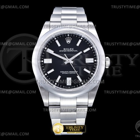 GM공장 롤렉스 오이스터퍼페츄얼 41미리 블랙다이얼 브레이슬릿 2824 Oyster Pert. 41mm 124300 904L SS/SS Black GMF A2824