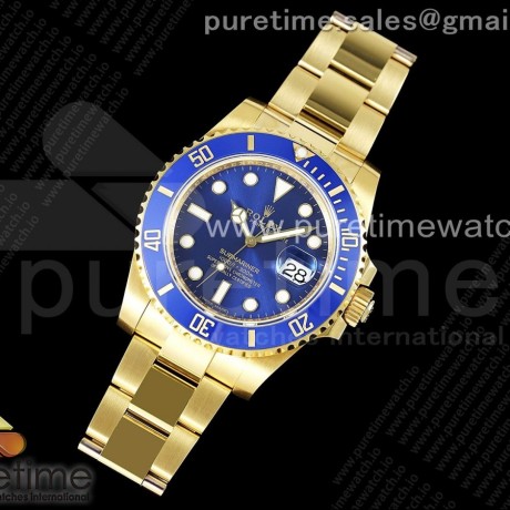 VS공장 롤렉스 서브마리너 40 청금 3135 Submariner 116618 LB Blue Ceramic YG Plated 904L Steel VSF 1:1 Best Edition VS3135