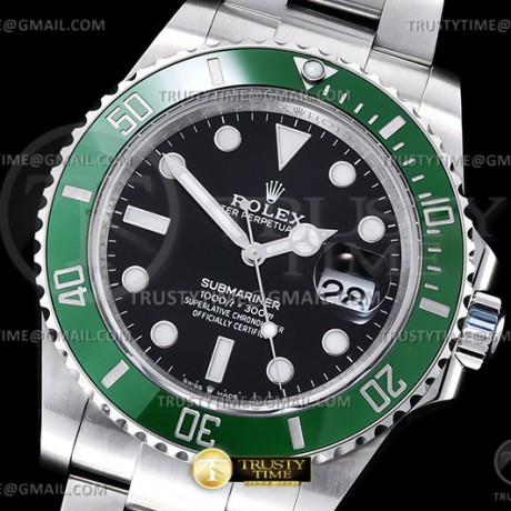 GM공장 V2 롤렉스 서브마리너 41 그린 스타벅스 브레이슬릿 Sub 126610LV 904 41mm SS/SS Blk GMF V2 VR3235