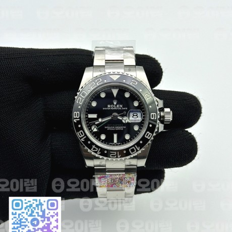 CLEAN공장 롤렉스 GMT마스터2 블랙 오이스터브레이슬릿 클린공장 GMT Master II 116710 LN 904L SS Clean Factory 1:1 Best Edition on Oyster Bracelet VR3186 CHS 클린