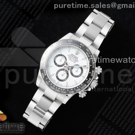 ZF공장 롤렉스 126500 신형 세라믹 데이토나 화이트다이얼 브레이슬릿 2023 Daytona 126500 ZF 1:1 Best Edition 904L SS Case and Bracelet White Dial SH4130