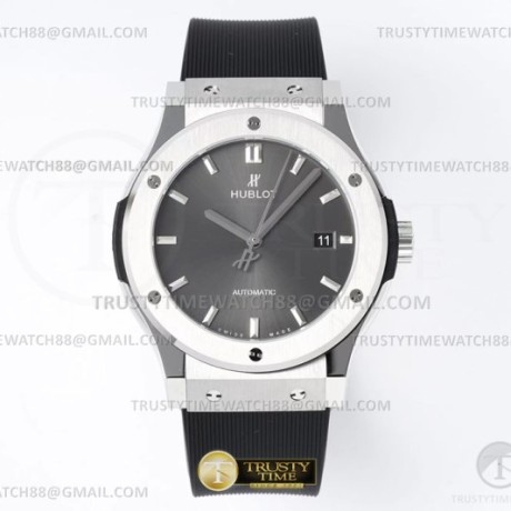 JJ+공장 위블로 클래식퓨전 42mm 그레이다이얼 러버스트랩 Classic Fusion Bang 42mm SS/RU Grey JJ+F A1110  (제이제이플러스)