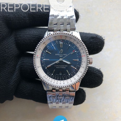 V7공장 브라이틀링 내비타이머 41MM 블루다이얼 Navitimer 1 41mm SS/SS Blue V7F A2824