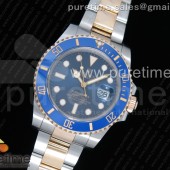 GM공장 롤렉스 서브마리너 포금 콤비 블루다이얼 904 Submariner 116613 LB  Wrapped Gold Blue Dial on SS/YG Bracelet SA3135