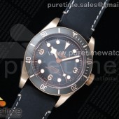 ZF공장 튜더 헤리티지 블랙베이 43 브론조 그레이 가죽스트랩 Heritage Black Bay Bronze Gray on Leather Strap A2824