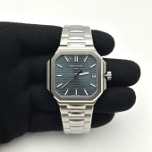 BB공장 파텍필립 큐비투스 7128 스틸 블루다이얼 브레이슬릿 Cubitus 7128/1G SS BBF 1:1 Best Edition Blue Dial On SS Bracelet Super Clone DD330