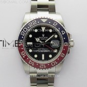 APS공장 롤렉스 GMT마스터2 BLRO 레드앤블루베젤 오이스터브레이슬릿 GMT-Master II 126710 BLRO Red/Blue Ceramic 904L SS APSF 1:1 Best Edition Blue Dial On Oyster Bracelet VR3285 CHS