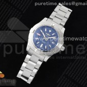 TF공장 브라이틀링 어벤져 43 스틸 블루다이얼 브레이슬릿 Avenger Automatic 43mm SS TF 1:1 Best Edition Blue Dial on SS Bracelet A2824