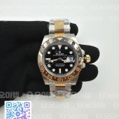 Clean공장 롤렉스 GMT마스터2 루트비어 로즈골드 콤비 브레이슬릿 클린공장 GMT-Master II 126711 CHNR Clean 1:1 Best Edition Black Dial on SS/RG Bracelet DD3285 CHS 클린