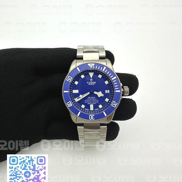 XF공장 V5 펠라고스 티타늄 블루다이얼 Pelagos XF 1:1 V4 Best Edition Blue dial Blue Bezel on Titanium Bracelet MIYOTA 9015 to Cal