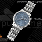 DIW공장 오메가 드빌 스틸 라이트블루다이얼 실버인덱스 브레이슬릿 De Ville SS DIWF 1:1 Best Edition Light Blue Dial SS Markers on SS Bracelet MIYOTA 9015
