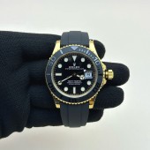 VS공장 롤렉스 요트마스터 42 옐로우골드금통 블랙다이얼 러버스트랩 YachtMaster 226658 42mm YG/RU Blk VSF VS3235