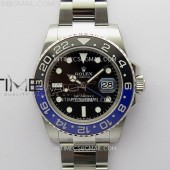 APS공장 롤렉스 GMT마스터2 BLNR 블루앤블랙베젤 오이스터브레이슬릿 GMT-Master II 126710 BLNR Black/Blue Ceramic 904L SS APSF 1:1 Best Edition Blue Dial On Oyster Bracelet VR3285 CHS