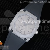 OX공장 불가리 옥토 피니시모 티타늄 그레이다이얼 러버스트랩 Octo Finissimo Automatique Titanium Gray Dial on Black Rubber Strap A138 Micro Rotor