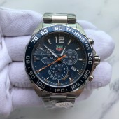 A8공장 태그호이어 포뮬러1 43MM  블루다이얼 쿼츠