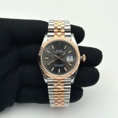 VS공장 롤렉스 데이저스트 36 로즈골드콤비 그레이다이얼 플루티드베젤 쥬빌레브레이슬릿 DJ 36mm Jub Flt 904L RG/SS Grey/Stk VSF VS3235