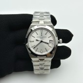 ZF공장 바쉐론콘스탄틴 오버시즈 4500V 스틸 화이트다이얼 브레이슬릿 Overseas 4500V SS ZF 1:1 Best Edition Silver Dial on SS Bracelet A5100