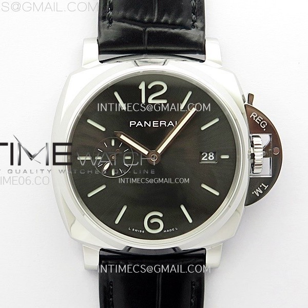 VS공장 파네라이 PAM1250 블랙다이얼 블랙가죽스트랩 PAM1250 X SS VSF 1:1 Best Edition Black Dial on Black Leather Strap Asian P900