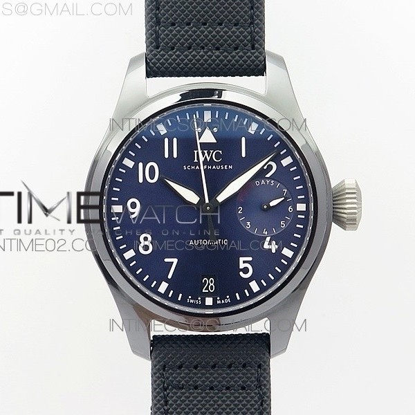 ZF공장v2 IWC 빅파일럿 로데오 드라이브 청판 세라믹 한정판 BIG PILOT REAL PR IW502003 REAL CERAMIC V2 ON BLACK CALFSKIN STRAP A51111