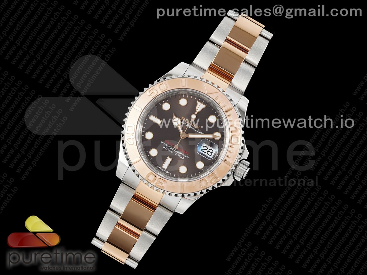 VS공장 롤렉스 요트마스터 40 로즈골드콤비 브라운다이얼 브레이슬릿 3135무브 Yacht-Master 116623 904L Steel VSF 1:1 Best Edition Brown Dial on SS/RG Bracelet VS3135