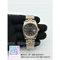 국내배송!! VS공장 롤렉스 데이저스트 36 로즈골드콤비 그레이다이얼 플루티드베젤 쥬빌레브레이슬릿 (고유번호 os66)