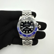 국내배송!! CLEAN공장 롤렉스 GMT마스터2 파워에이드 스틸 블랙다이얼 블루앤블랙베젤 쥬빌레브레이슬릿 DD3285 (고유번호 C4)