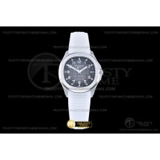 DD공장 파텍필립 아쿠아넛 5167 그레이다이얼 화이트러버스트랩 Aquanaut Ref.5167 White SS/RU Grey/Num DDF DD330