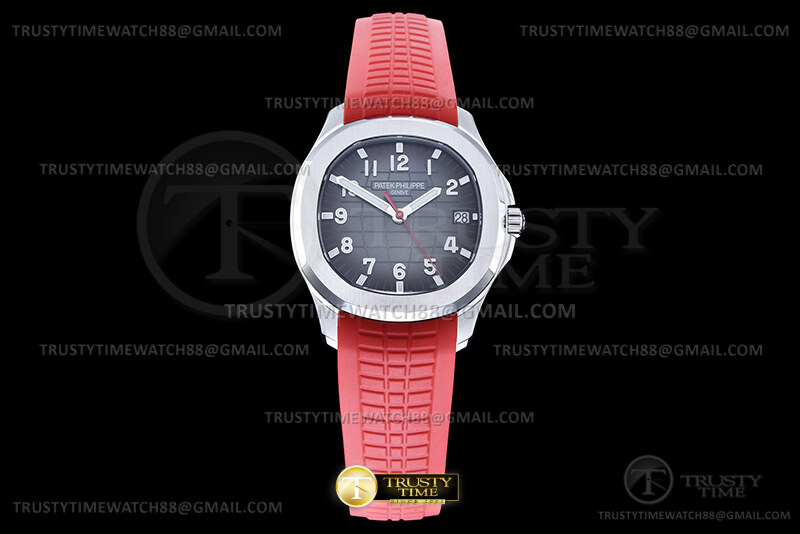 DD공장 파텍필립 아쿠아넛 5167 그레이다이얼 레드러버스트랩  Aquanaut Ref.5167 Red SS/RU Grey/Red/Num DDF DD330