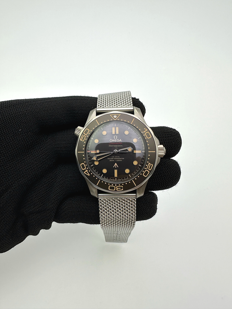 국내배송!! VS공장 오메가 씨마스터 다이버 300M 노타임투다이 007에디션 블랙다이얼 매쉬스트랩 (고유번호 0VS9)