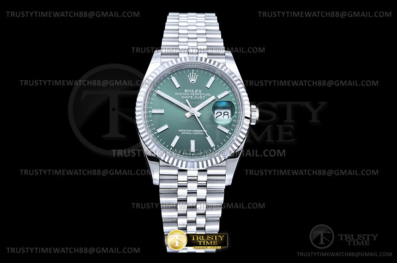 [26.01 UP] Clean공장 롤렉스 데이저스트 36 스틸 그린다이얼 플루티드베젤 쥬빌레브레이슬릿 DJ 36mm Jub Flt 904L SS/SS Grn/Stk CLEAN PLUS DD3235 클린 플러스