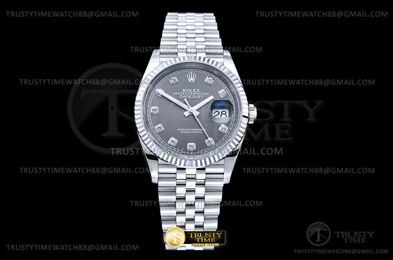 [26.01 UP] Clean공장 롤렉스 데이저스트 36 스틸 그레이다이얼 텐포인트인덱스 플루티드베젤 쥬빌레브레이슬릿 DJ 36mm Jub Flt 904L SS/SS Gry/Dia CLEAN PLUS DD3235 클린 플러스