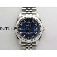 [26.01 UP] CLEAN공장 롤렉스 데이저스트 41 스틸 블루다이얼 텐포인트인덱스 플루티드베젤 쥬빌레브레이슬릿 DateJust 41mm 126334 904L SS Clean Plus 1:1 Best Edition Blue Dial Diamond Marker On Jubilee Bracelet DD3235 클린 플러스