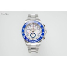 KF공장 롤렉스 요트마스터2 스틸 화이트다이얼 브레이슬릿 YachtMaster II 116689 SS KF 1:1 Best Edition Blue Ceramic Bezel White Dial on SS Bracelet A7750