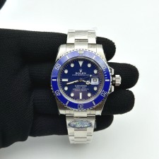 국내배송!! CLEAN공장 롤렉스 서브마리너 40 블루 브레이슬릿 (고유번호 1234)